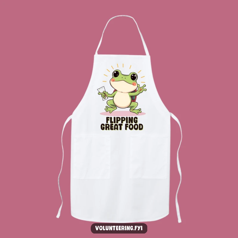 Funny Frog Apron: Cook with Zest, a Cheerful Kitchen Gift