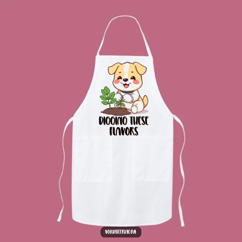 Funny Dog Planting Apron: Cook with a Happy Gardener Pup, Ideal Funny Gift!