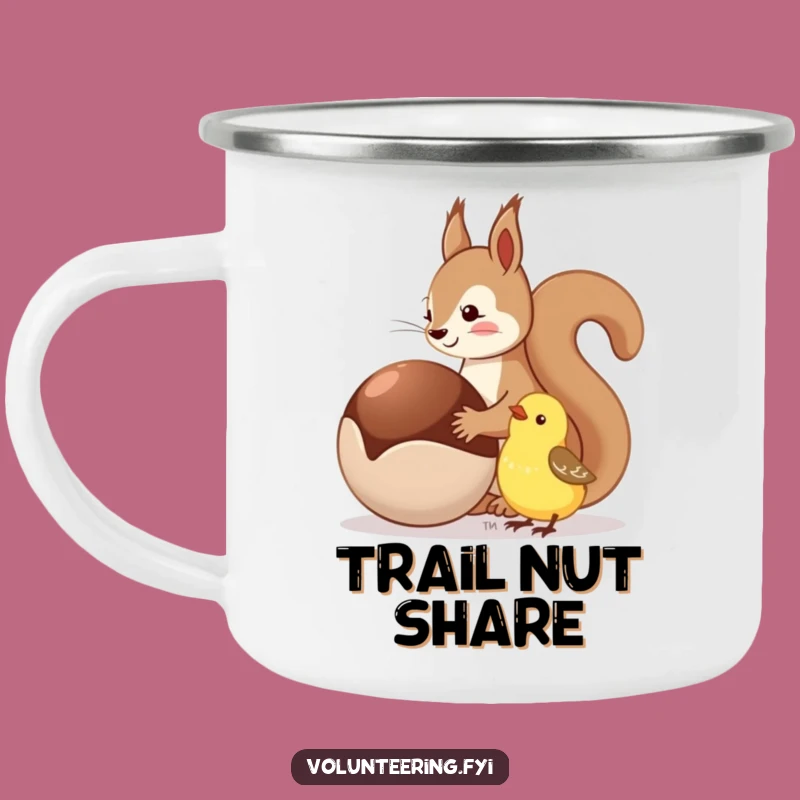 Cozy Funny Squirrel Camping Mug - Share Your Warmth Outdoors