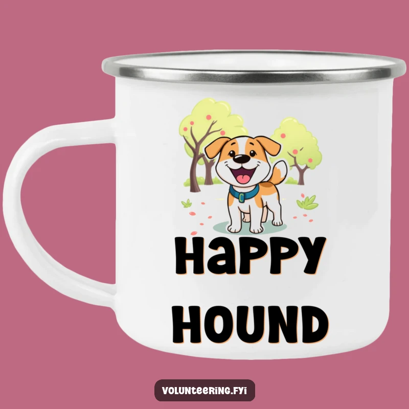 Funny Dog Park Camping Mug: Wagging Tails and Warm Drinks on the Go