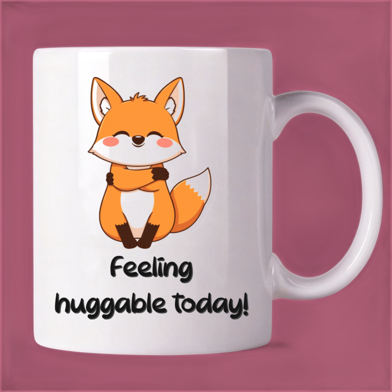 Fox's Embrace: A Mug of Warmth 