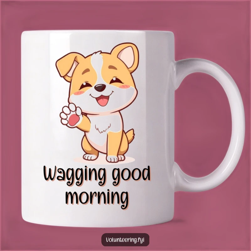 Funny Dog Paw Mug - Joyful Friendship, The Perfect Humorous Gift!
