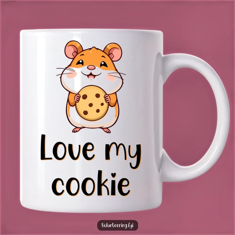 Funny Hamster Cookie Mug: A Sweet Gift for Tiny Treat Lovers
