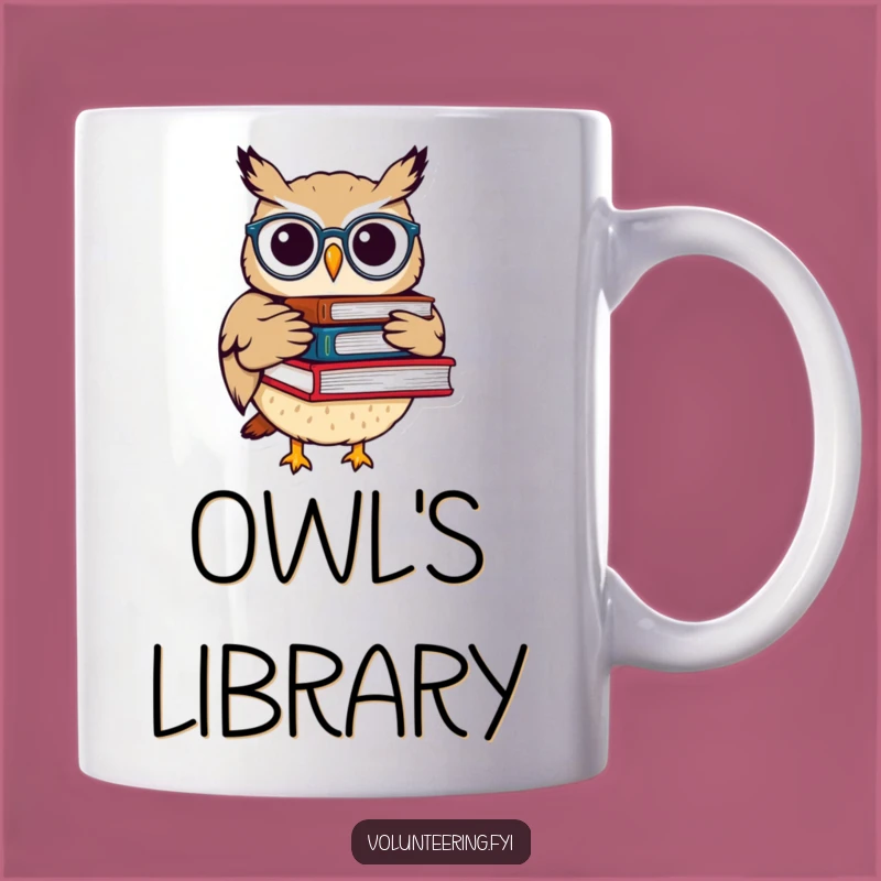 Funny Owl Books Mug: Wise Words and Whimsy!