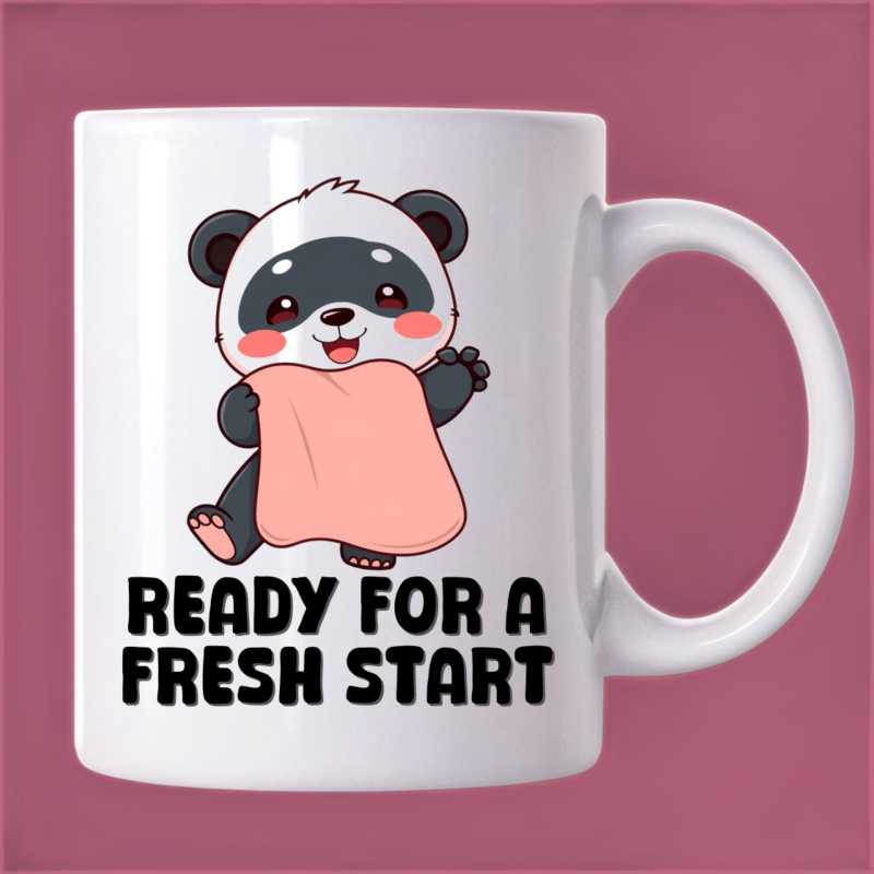 Panda's Pampering: A Cozy Mug for Relaxation 