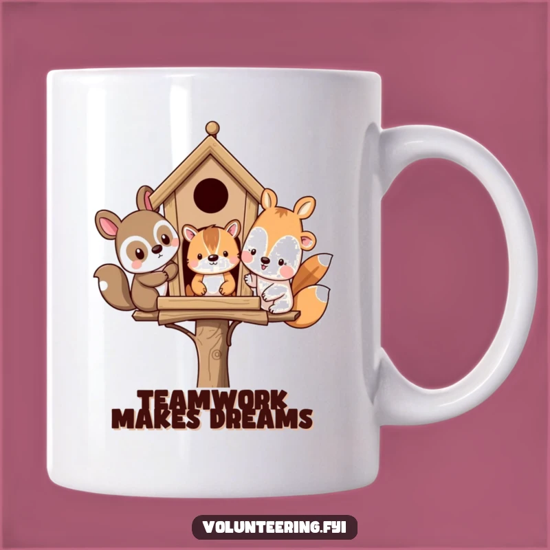 Funny Animal Friends Birdhouse Mug: A Hilarious Gift for Builders and Animal Lovers