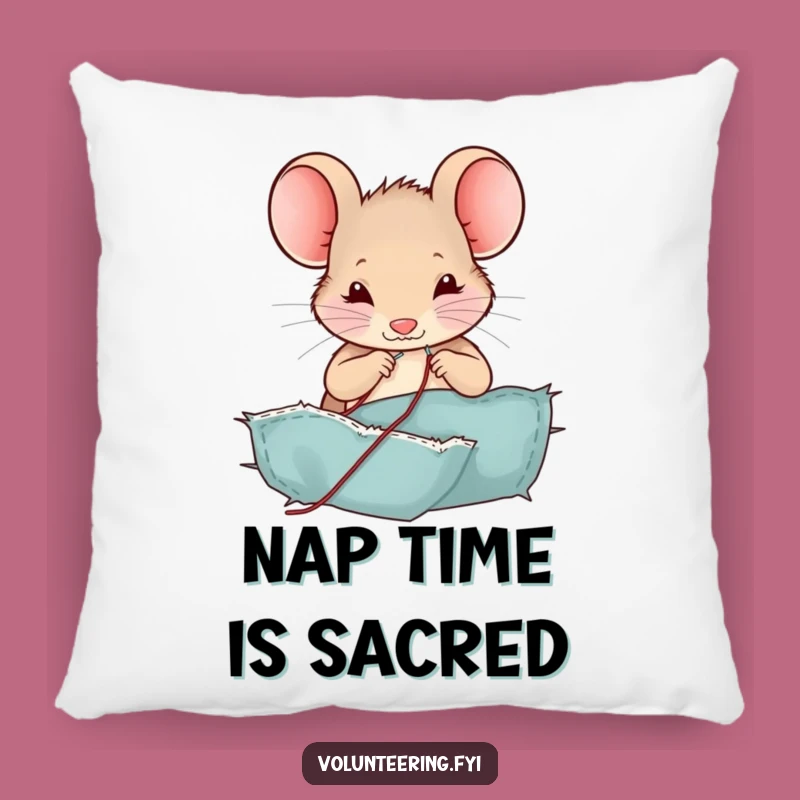Funny Mouse Pillow: Cozy Comfort with a Sewing Surprise Gift