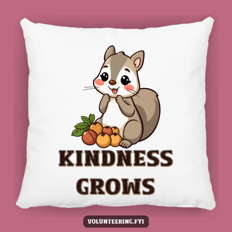 Funny Squirrel Nut Pillow: Cozy Comfort with a Generous, Nutty Charm