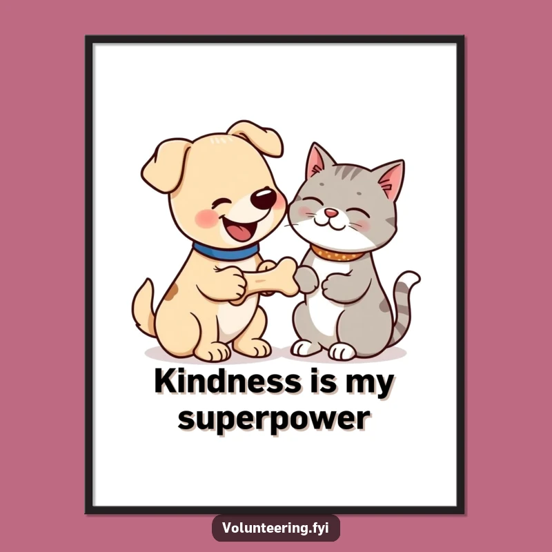 Funny Dog & Cat Bone Digital Art - Instant Humor & Pet Decor