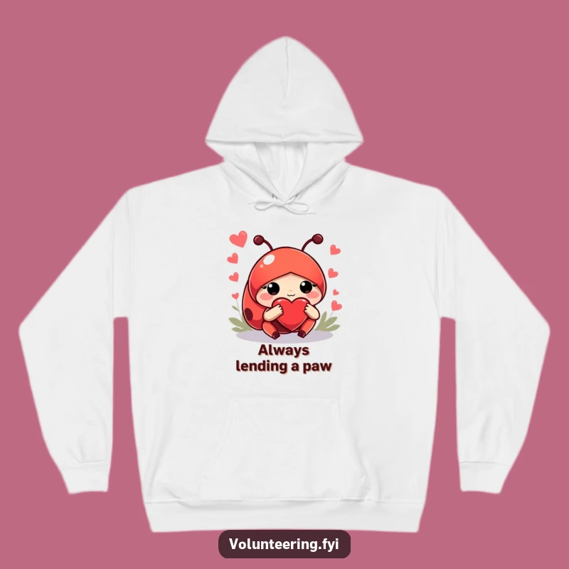 Funny Ladybug Guide Hoodie - Cozy & Hilarious Helpful Character Apparel Gift