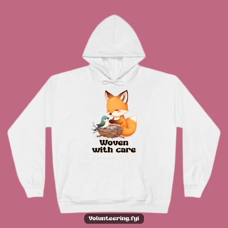 Cozy Funny Fox Friendship Hoodie: Warmth and Whimsy for Your Adventures