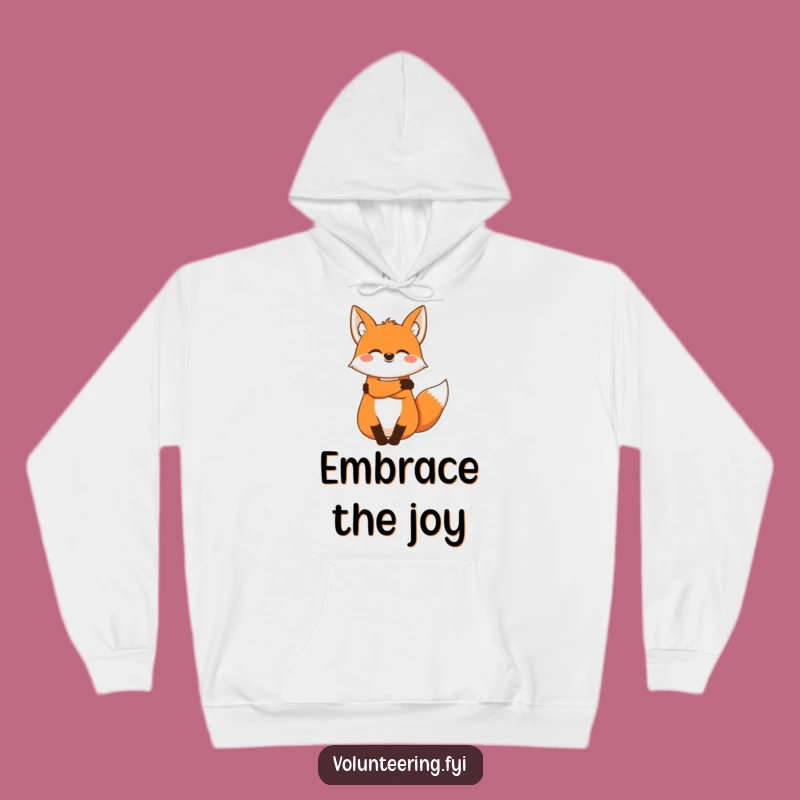 Cozy Funny Fox Hoodie: Get a Warm Hug and Laugh with This Adorable Design