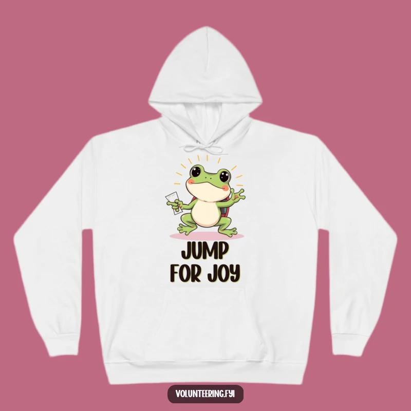 Funny Frog Hoodie: Cozy Jumper, Ready for Anything, Perfect Gift