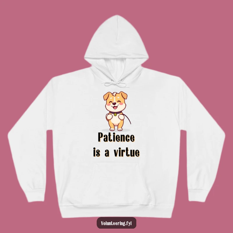 Funny Kawaii Dog Walking Hoodie: Warmth & Friendship Funny Gift
