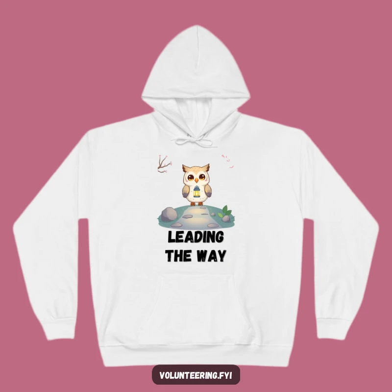 Cozy Funny Owl Lantern Hoodie: Warm Wisdom Wear, Perfect Funny Gift for Night Owls