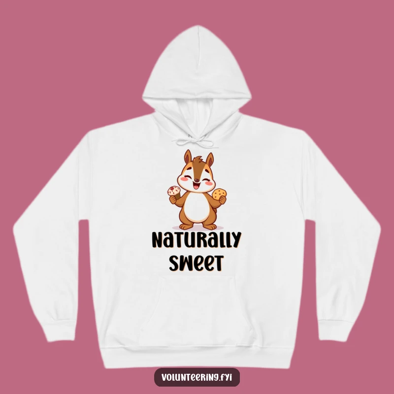 Cozy Funny Squirrel Hoodie: Get Warm and Laugh with This Adorable Baker's Treat