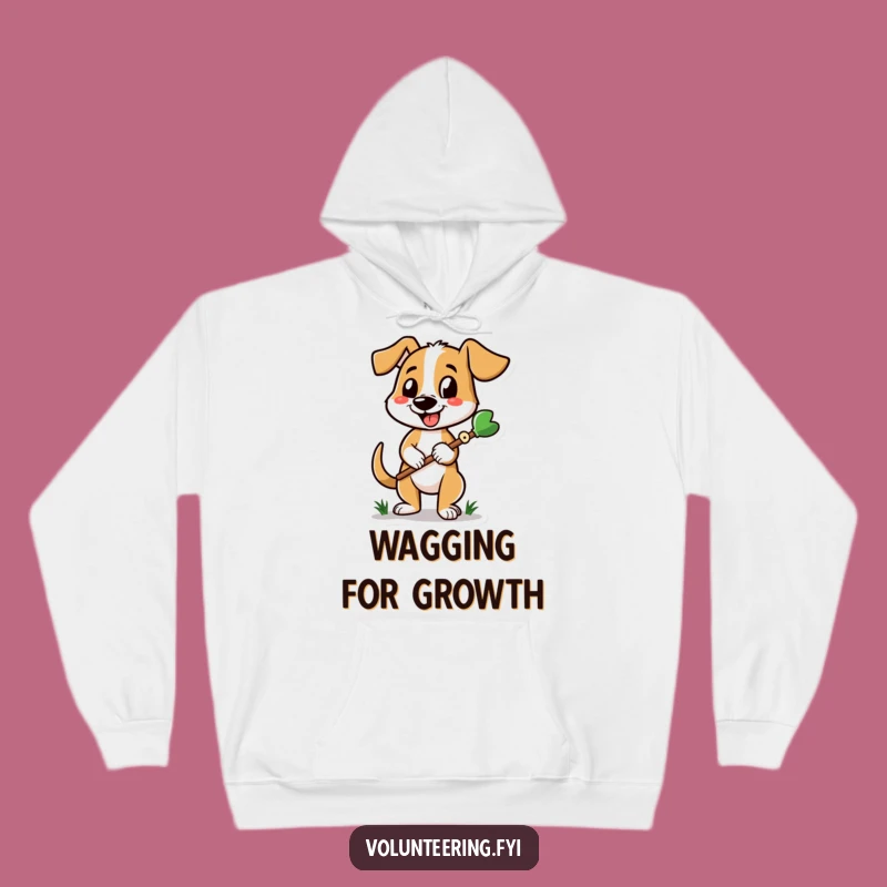 Cozy Funny Dog Gardener Hoodie: Warm Comfort for Outdoor Enthusiasts