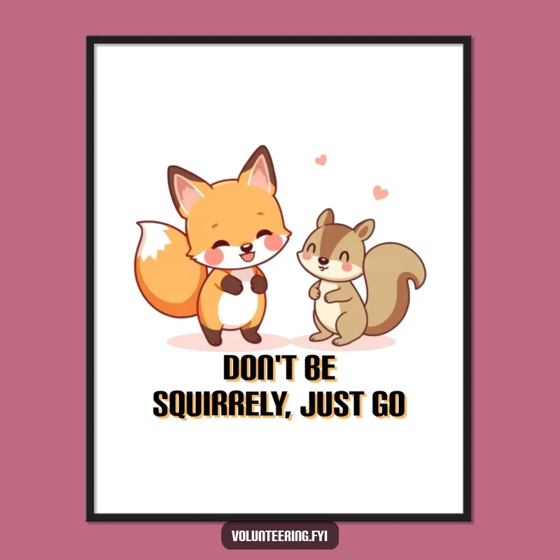 Free Printable Fox Wall Art: Helping Friend Humor, Downloadable Decor