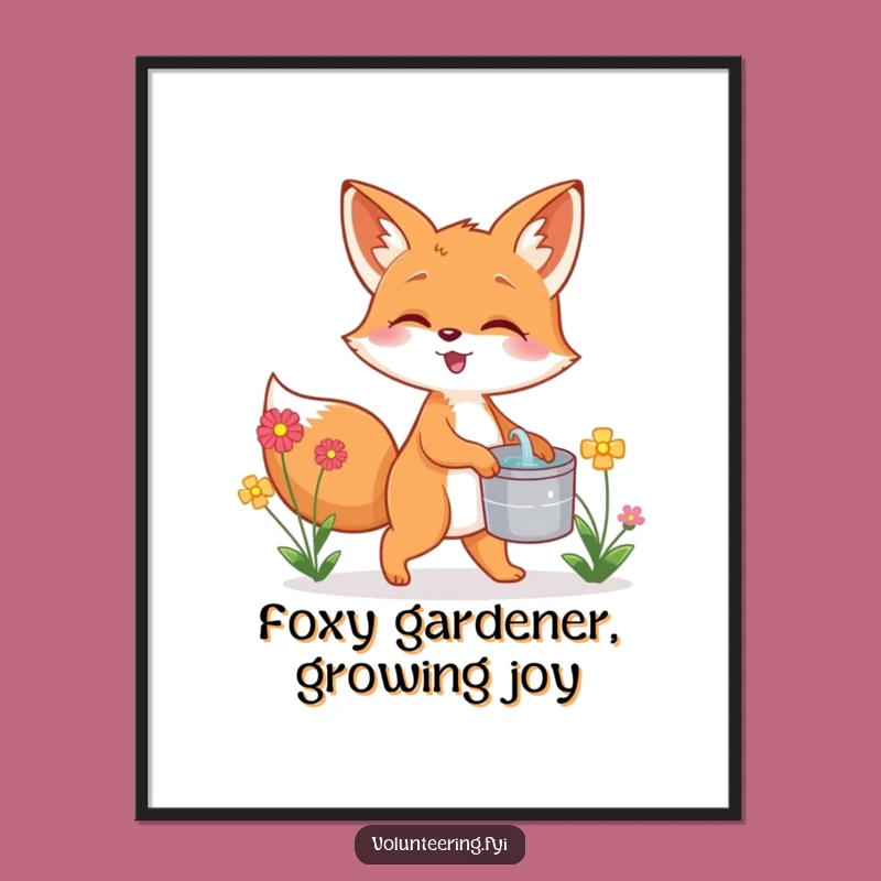 Funny Free Printable Fox Art: Whimsical Downloadable Wall Art for a Cheerful Home