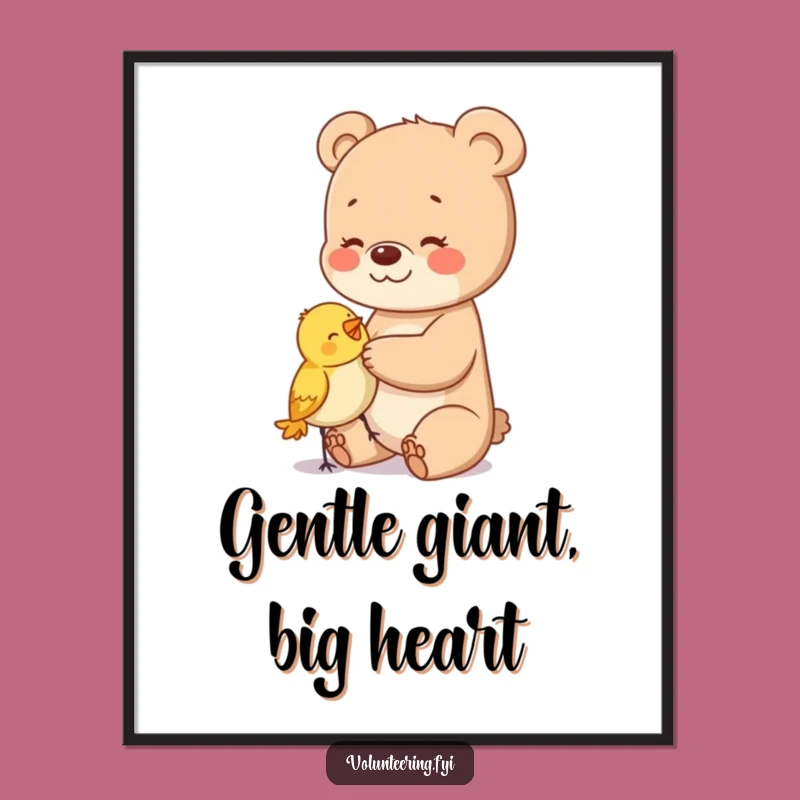 Funny Free Printable Bear Art: Cute Downloadable Wall Art for Cozy Spaces