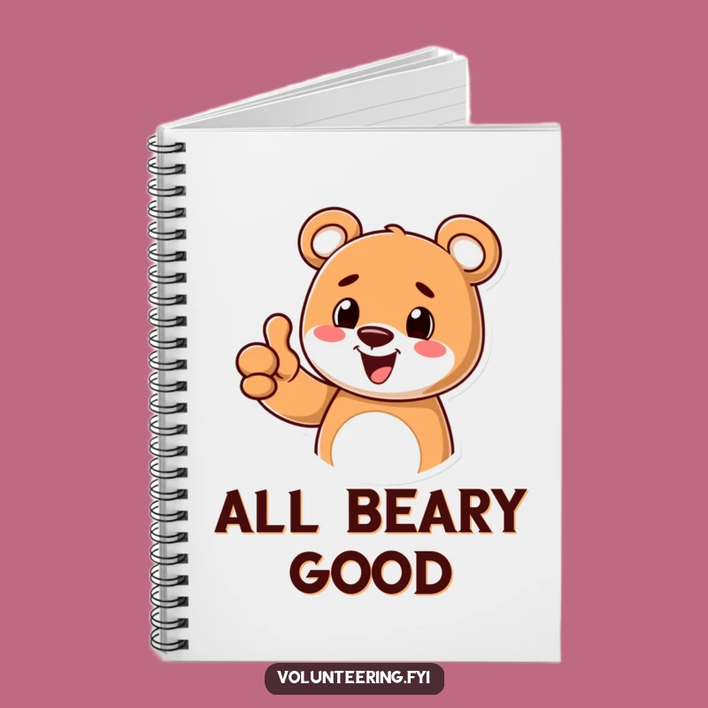 Funny Bear Thumbs Up Notebook: Jot Down Successes with a Smile!