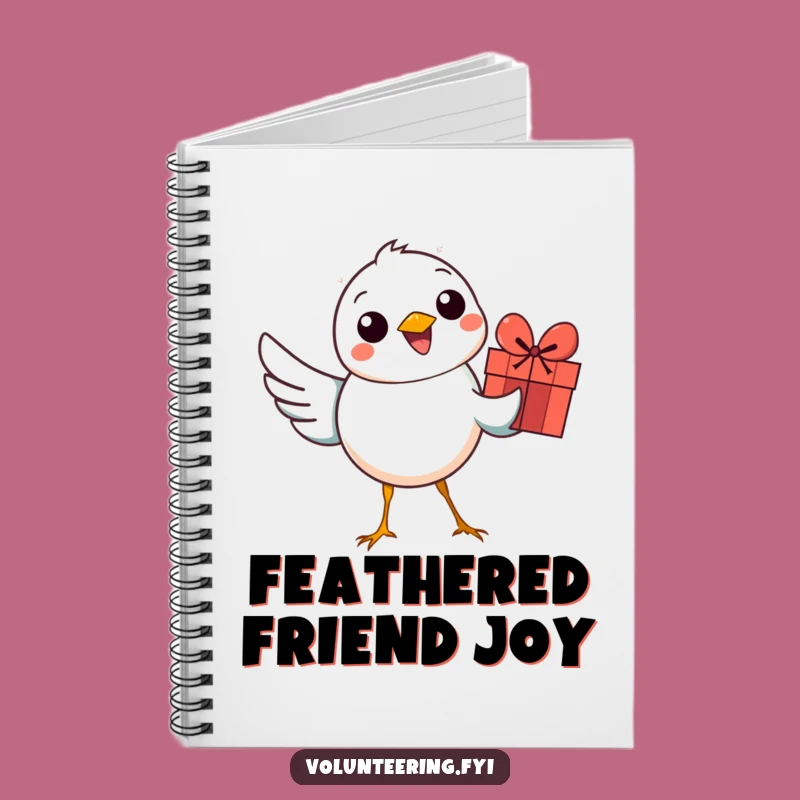 Funny Bird Gift Delivery Notebook: Jot Down Joyful Ideas