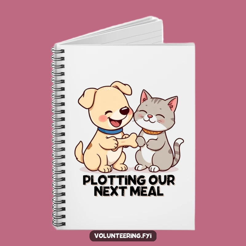 Funny Dog & Cat Bone Notebook - Journal Humor & Pet Lover