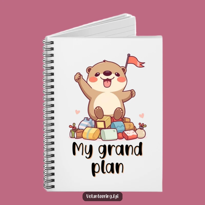 Funny Otter Notebook - Jot Down Ideas with a Smile