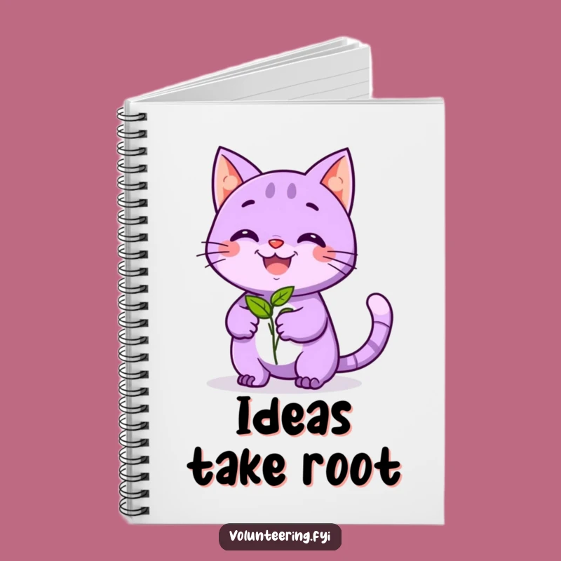 Funny Cat Gardener Notebook - Hilarious Plant Lover Journal Gift