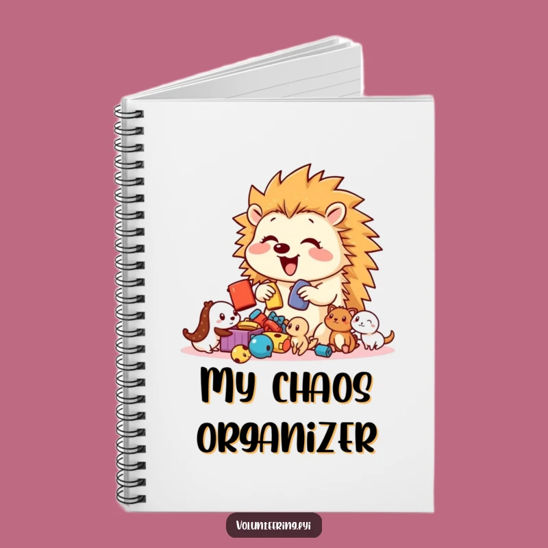 Funny Hedgehog Toy Sorter Notebook: Organize Your Ideas, Cute Stationery, Perfect Gift
