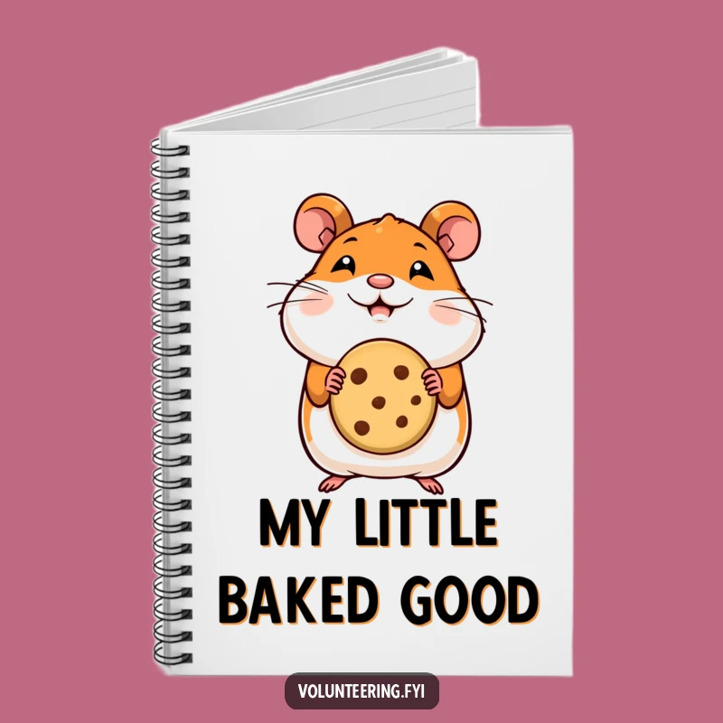 Funny Hamster Cookie Notebook: Jot Down Sweet Ideas with Joy