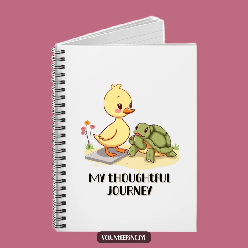 Funny Kawaii Duckling Notebook - Cute Journal for Kind Thoughts & Adventures