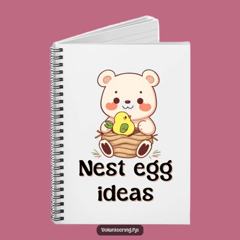 Funny Notebook: Bear & Bird Nest Ideas - Hilarious Journal for Notes, Perfect Gift