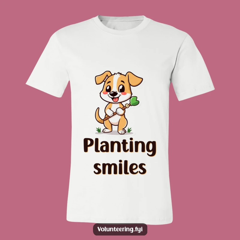 Funny Dog Gardener T-Shirt: Unleash Your Inner Green Thumb