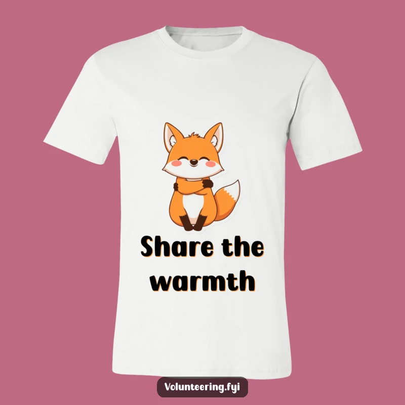 Funny Fox Hug T-Shirt: Spread the Warmth with This Hilarious and Huggable Tee