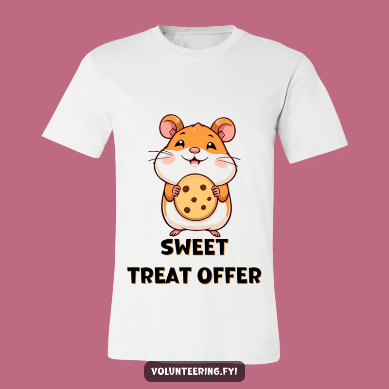 Funny Hamster Cookie T-Shirt: Wear Your Love for Tiny Treats
