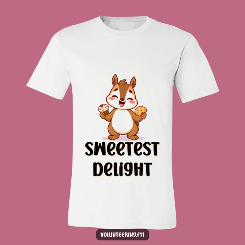 Funny Squirrel Bake T-Shirt: Show Off Your Baking Pride with This Hilarious Tee