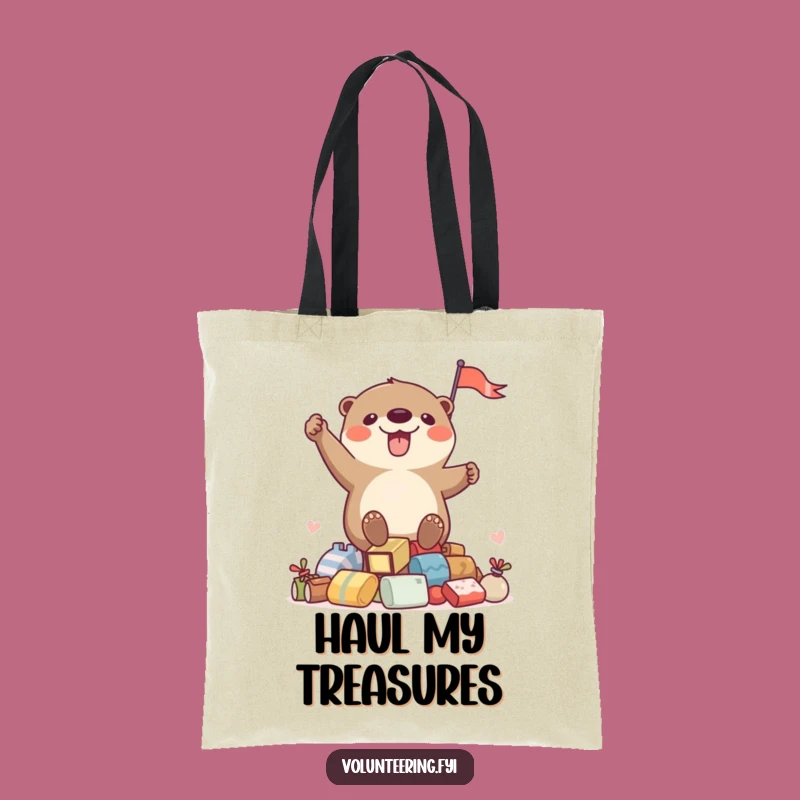 Funny Otter Tote Bag - Carry Your Laughs in Style