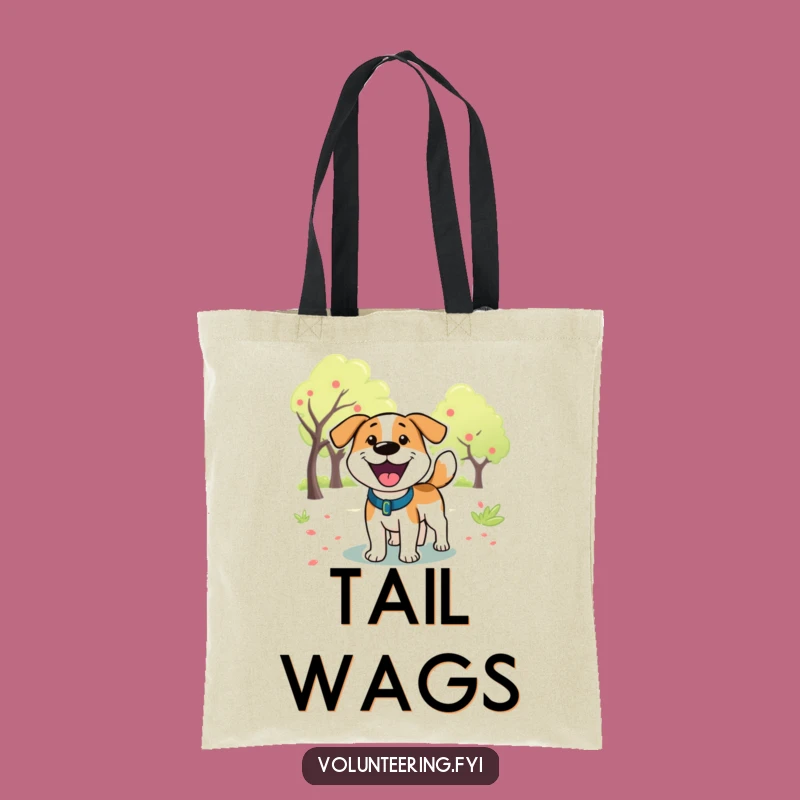 Funny Dog Park Tote Bag: Carry Your Essentials with Pawsitively Playful Humor